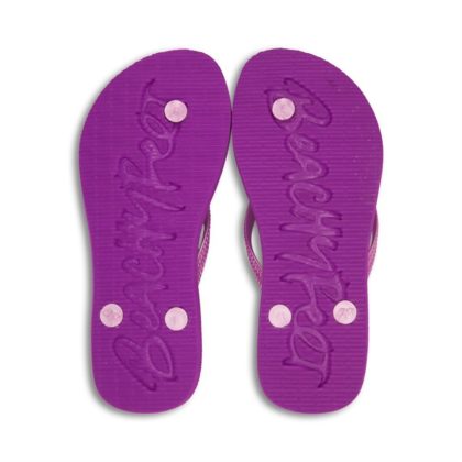 BeachyFeet Damen Flip Flops - Pasión Púrpura