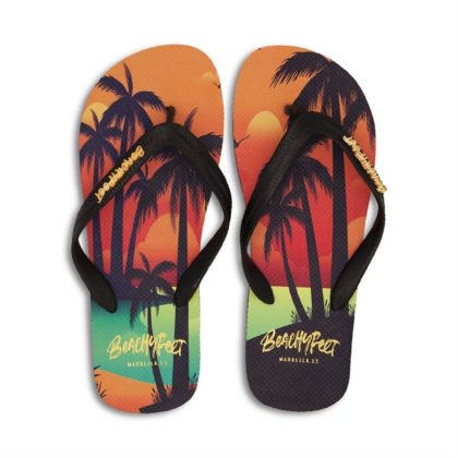 BeachyFeet Herren Flip Flops - Sunset Lover