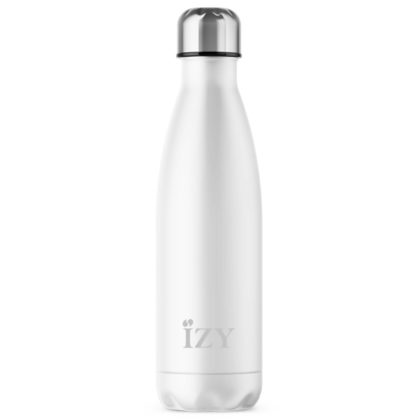 IZY Bottles Thermos-Trinkflasche, Weiß, 500ml